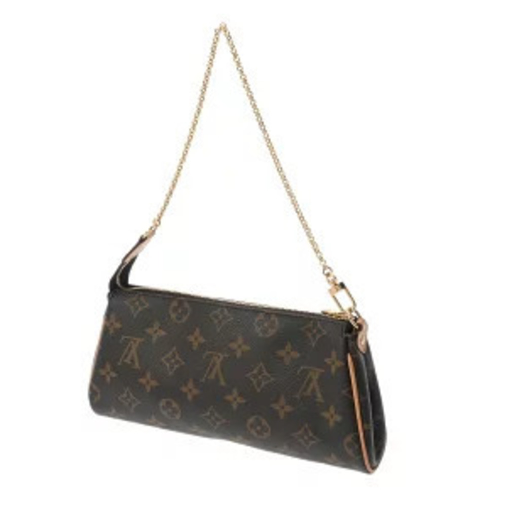 Louis Vuitton Eva Canvas Shoulder Bag Brown Monogram